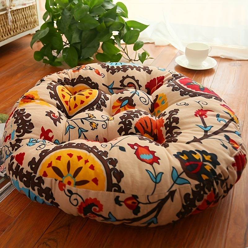 Meditation Cushion Zafu - 라운드 바닥 쿠션 베개 명상 기계에