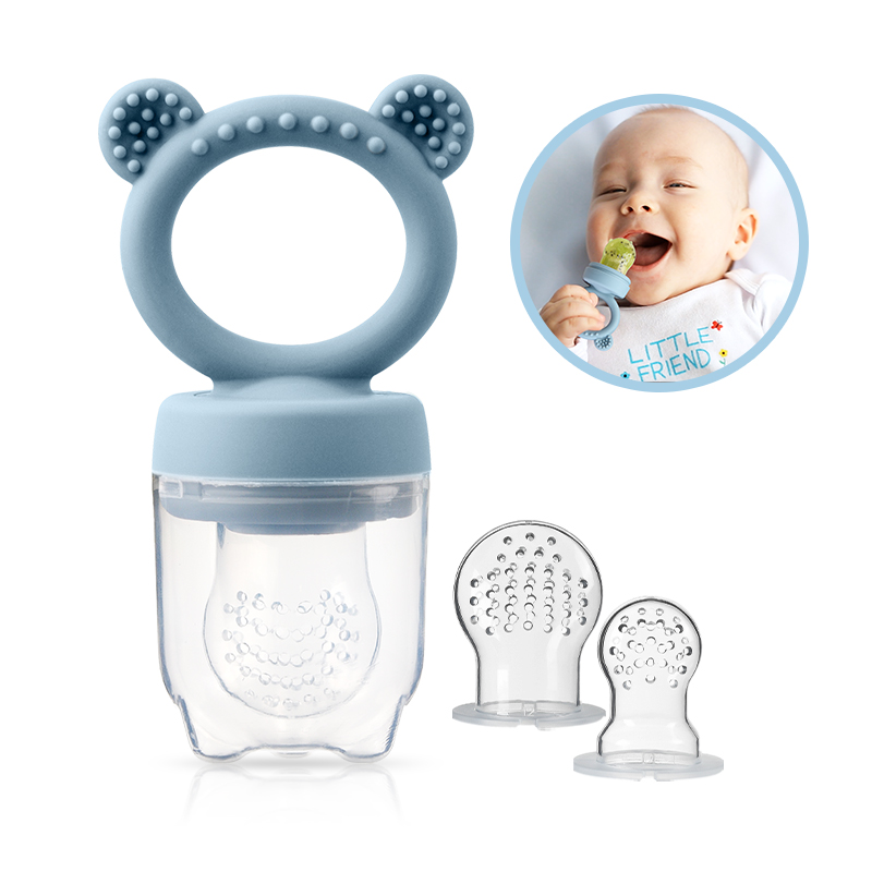 Health Wellness Items - 실리콘 곰돌이 모양 아기 과일 피더