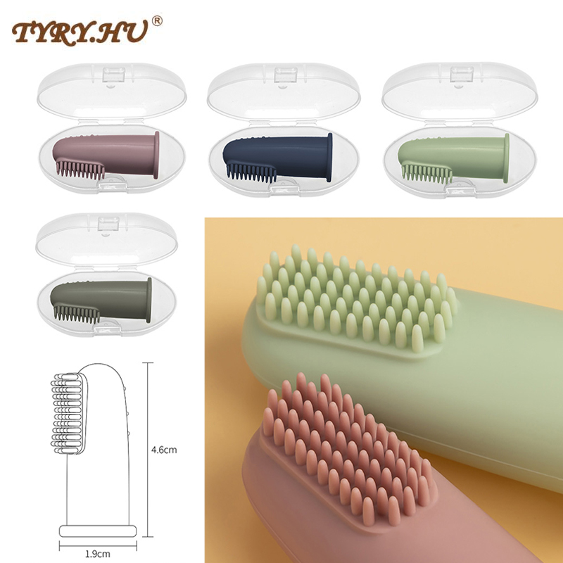 Health Wellness Items - 아기 부드러운 손가락 칫솔 BPA 무료