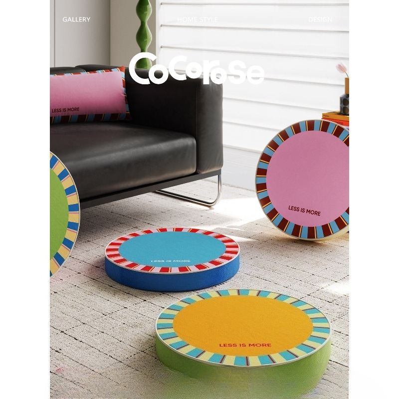 Meditation Cushion Zafu - 둥근 다채로운 색상의 바닥 명상 쿠션,