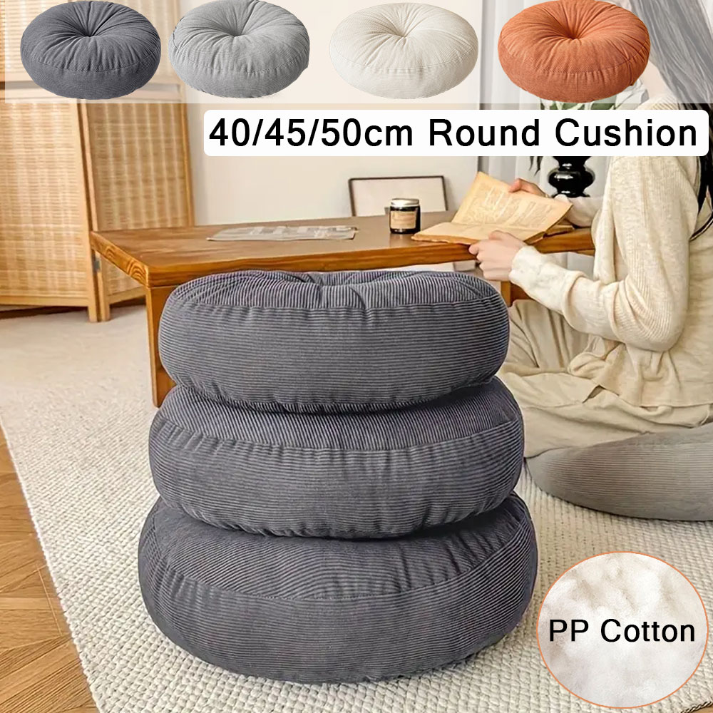 Meditation Cushion Zafu - 현대적인 스타일의 두꺼운 코듀로이 매우 부드러운