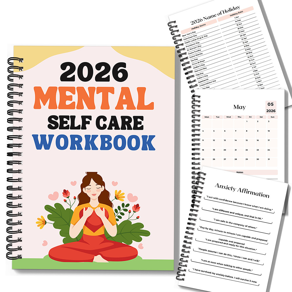 Health Wellness Yoga - 1PC 2026 마음챙김 정신 자기 관리