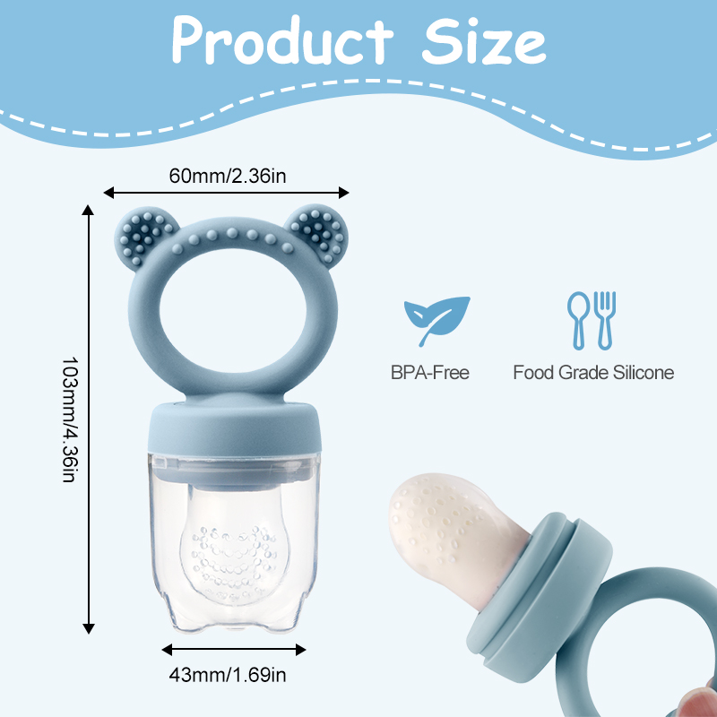 실리콘 곰돌이 모양 아기 과일 피더 신선한 과일 푸드  - Health Wellness Items 리뷰 및 가격