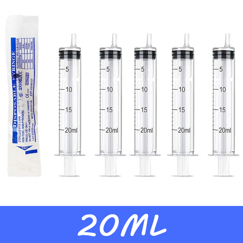 개별 포장된 바늘 없는 20ml 플라스틱 주사기 수경재 - Health Wellness Items 리뷰 및 가격