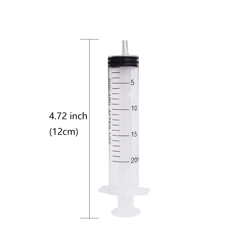 개별 포장된 바늘 없는 20ml 플라스틱 주사기 수경재 - Health Wellness Items 리뷰 및 가격