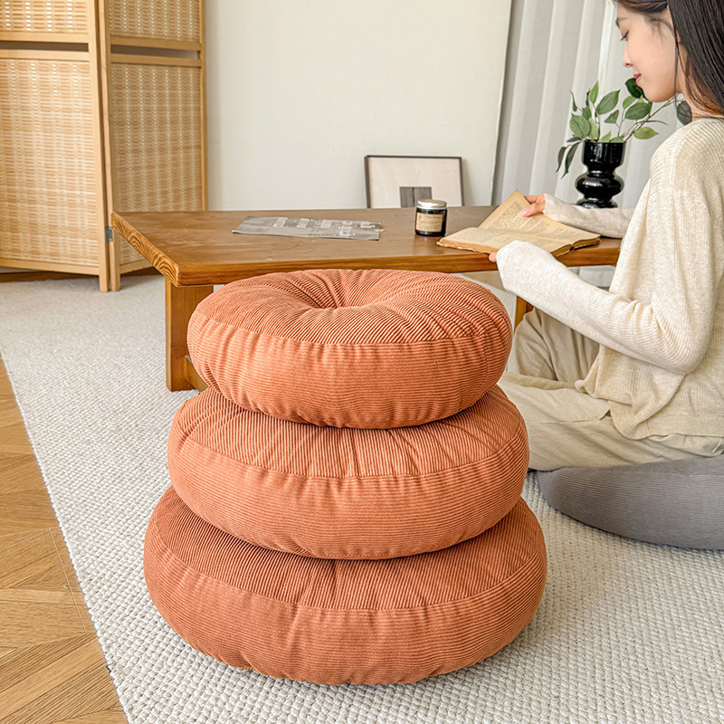 현대적인 스타일의 두꺼운 코듀로이 매우 부드러운 둥근  - Meditation Cushion Zafu 리뷰 및 가격